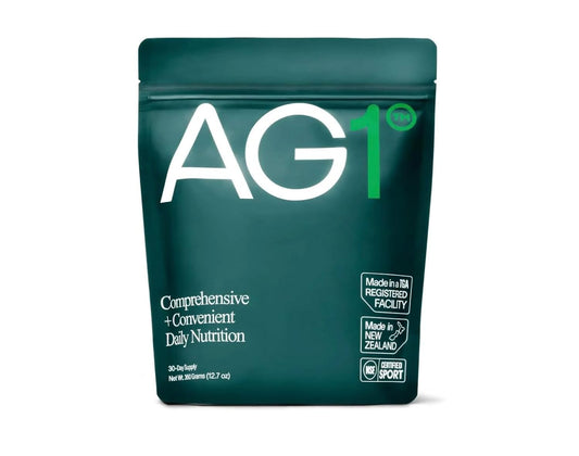 AG1 Athletic Greens - Powder Supplement Convenient Daily Nutrition- 30 Days Supply (12.70z)