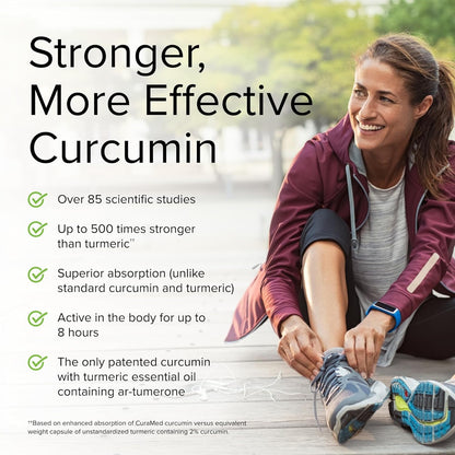 Terry Naturally CuraMed 750 mg Curcumin Complex - 30 Softgels - Superior Absorption BCM-95 - Non-GMO, Gluten Free, Halal - 30 Servings